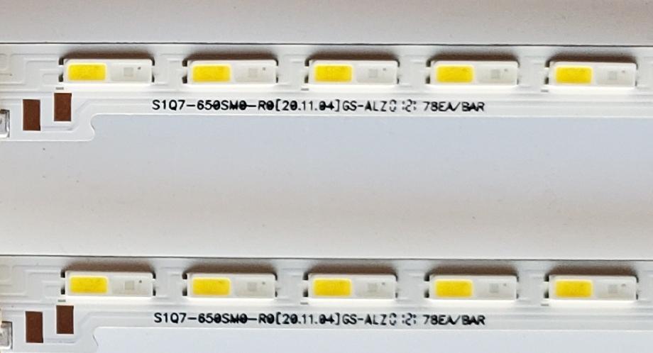 KIT DE LED'S PARA TV SAMSUNG ((2 PIEZAS)) NUMERO DE PARTE S1Q7-650SM0-R0 / PANEL CY-QA065HGLV1H / MODELOS QN65Q60AAFXZA / QN65Q6DAAFXZA / QN65LS03DDFXZA CA01 - Imagen 3